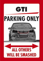 GTI PARKING ONLY